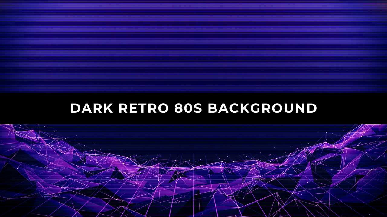 Dark Retro 80s Background by Freesol | AudioJungle