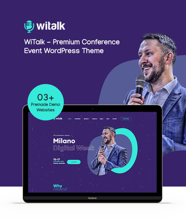 WiTalk Event WordPress Theme