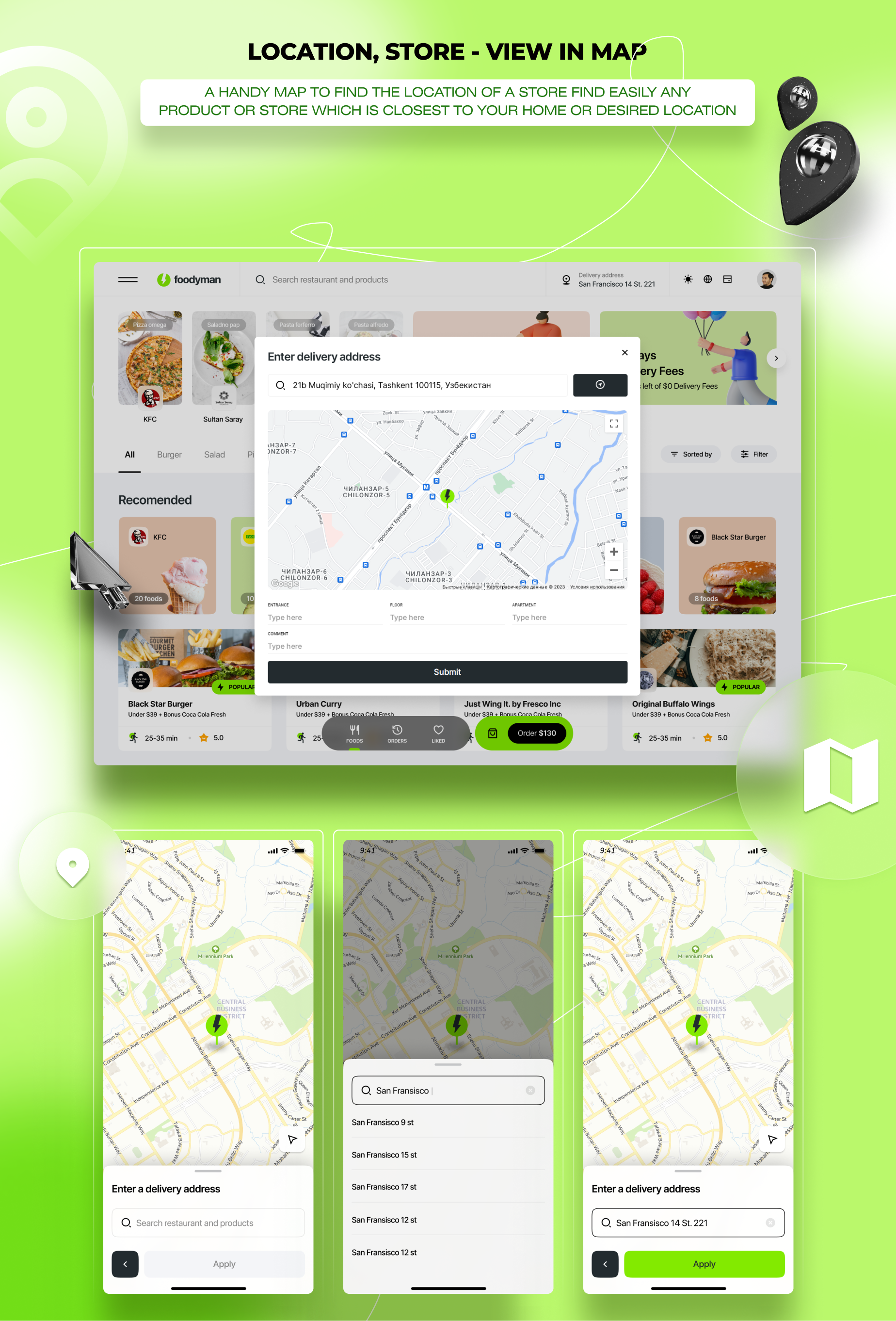 Foodyman - Multi-Restaurant Food and Grocery Ordering and Delivery Marketplace (Web & Customer Apps) - 11