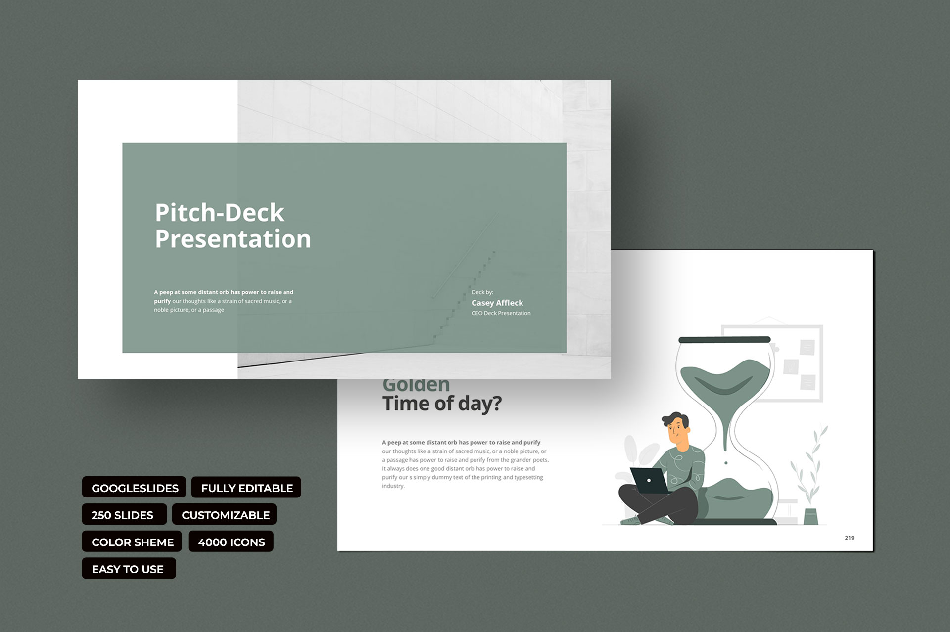 Business Pitch Deck Google Slides - 1