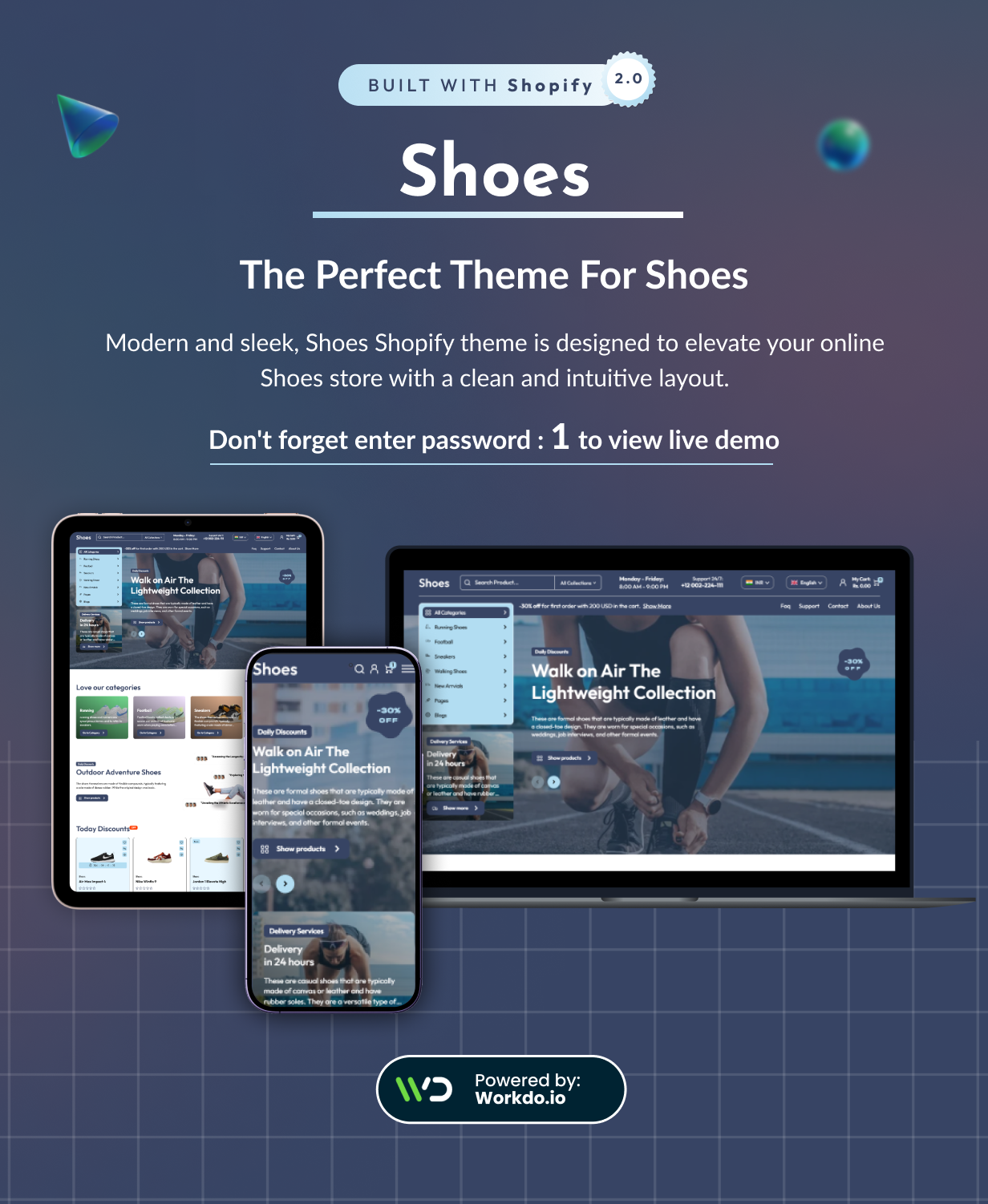 Shoes - Sports Footwear Responsive Shopify 2.0 Theme - 7