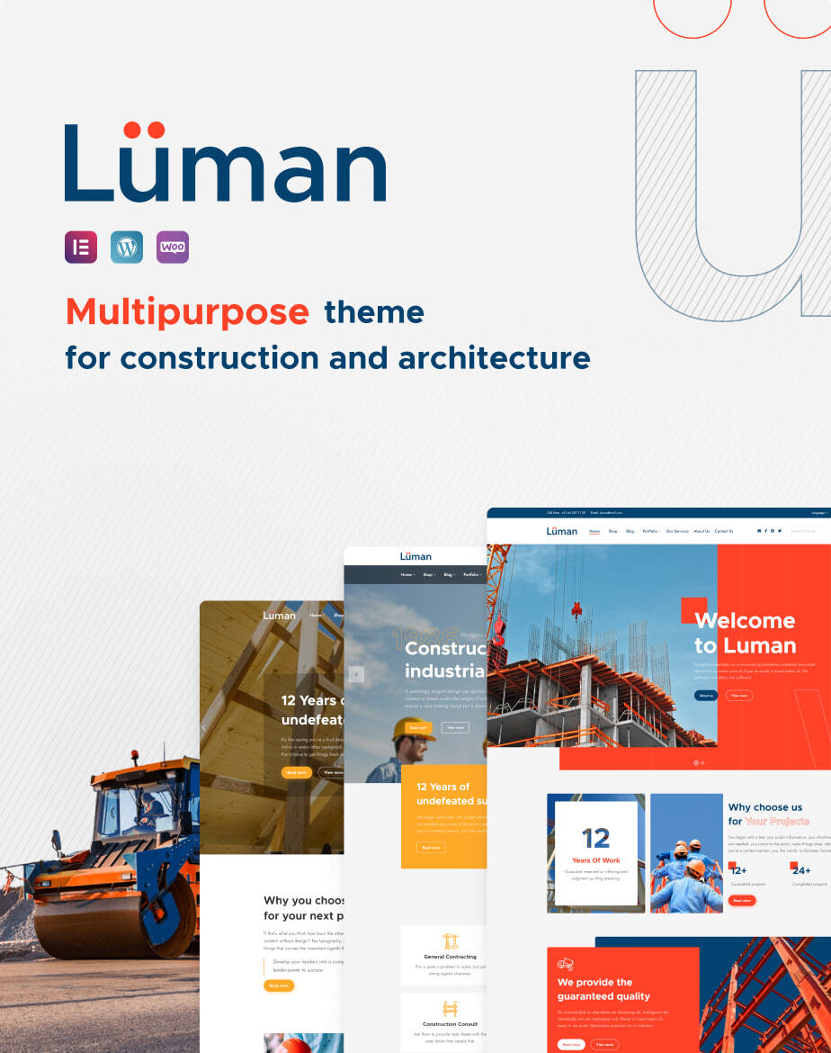 Luman WordPress theme