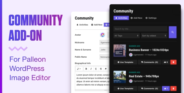 Triceros - Community Addon For Palleon WordPress Image Editor