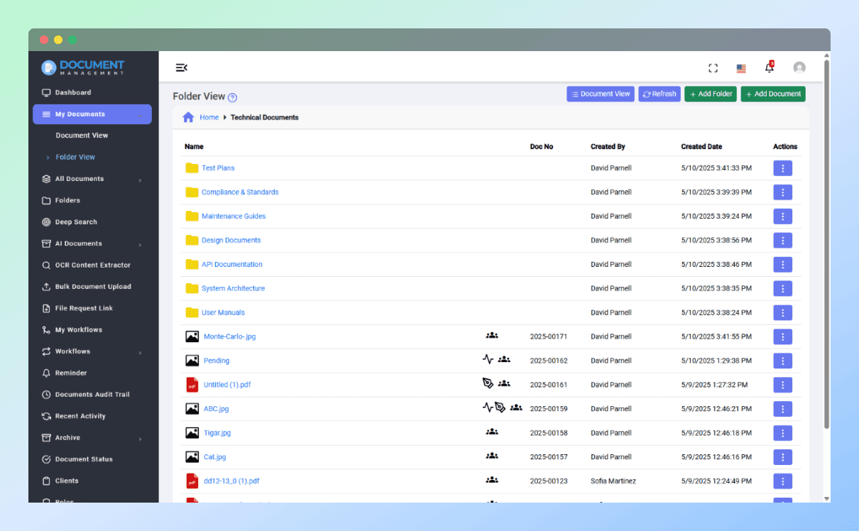 All Documents Features