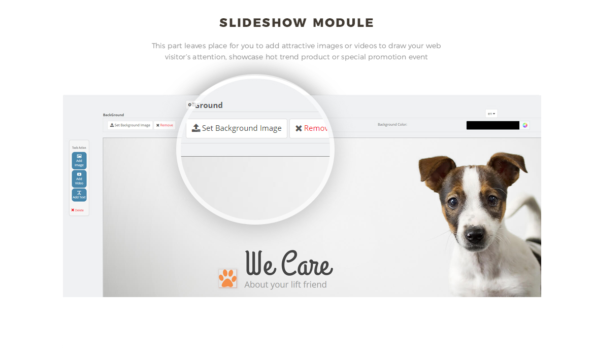 slideshow module - PrestaShop Pet Shop Theme