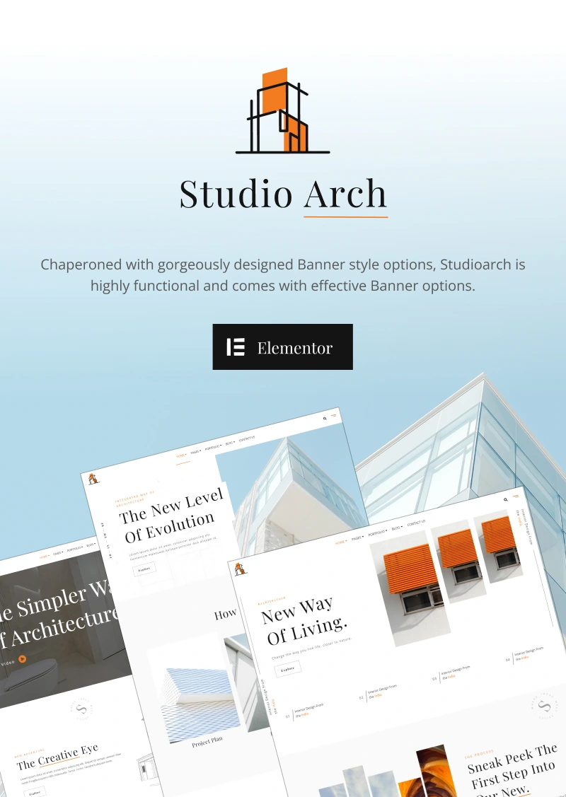 Studio Arch - Luxurious Architecture & Interior Designers WordPress Theme - 1