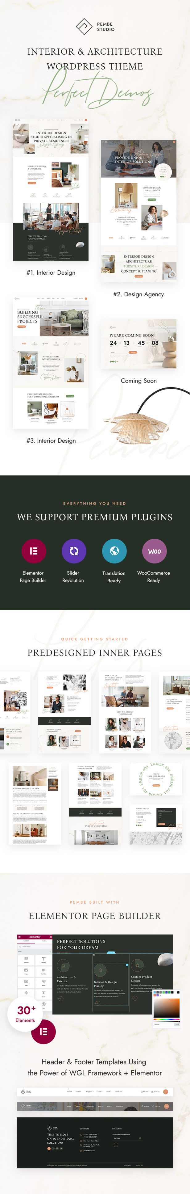 Pembe - Interior & Architecture WordPress Theme - 1