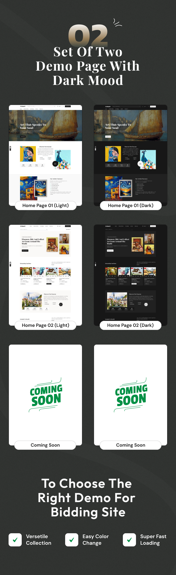 Artmart - Art Gallery & Auctions React Next.JS Template - 2