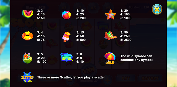 Slot Summer - HTML5 Game - 4