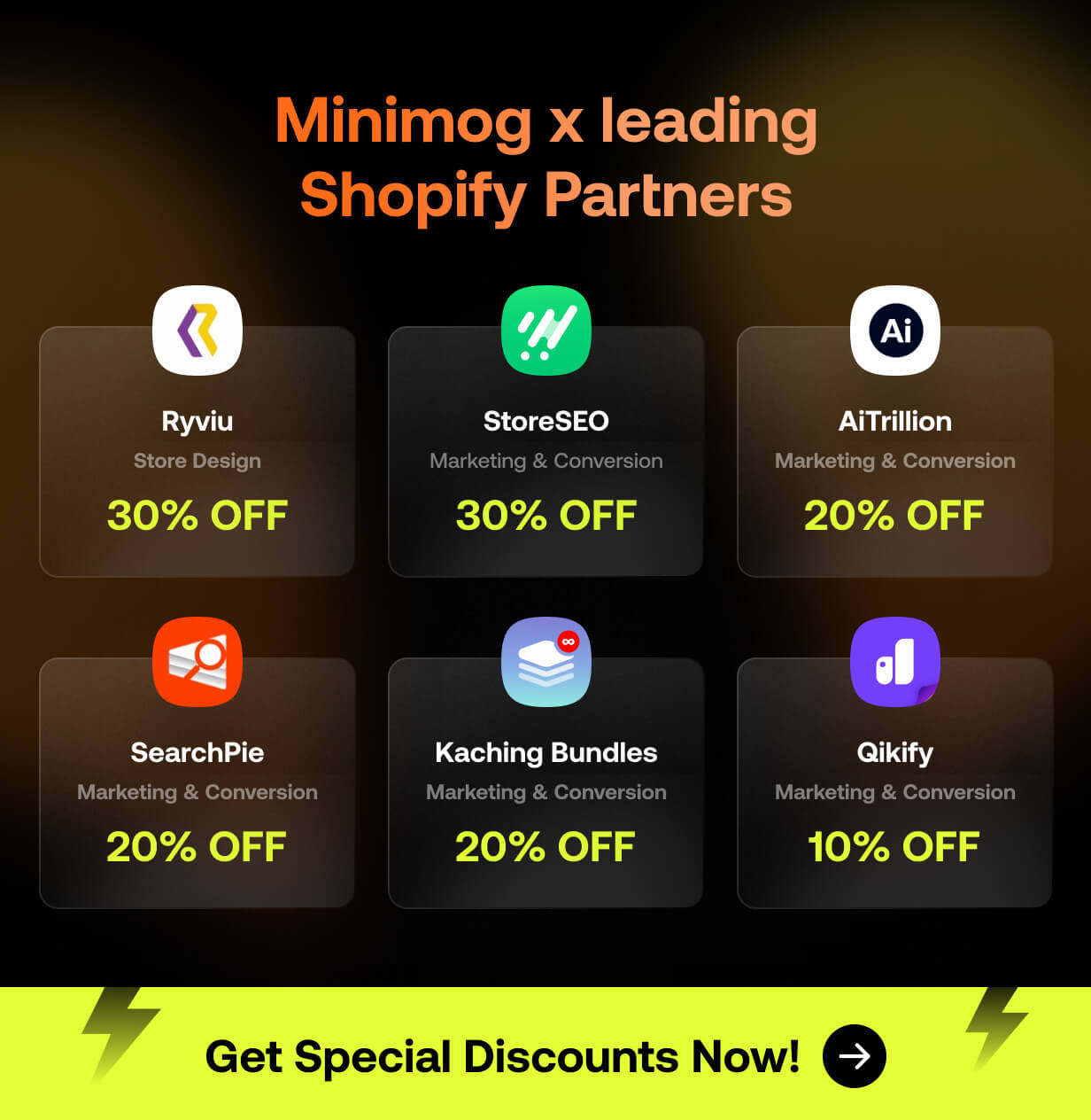 Minimog - Next-gen Multipurpose Shopify theme 2.0 - Minimog x leading Shopify Partners