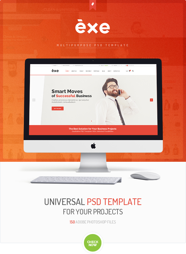 Exe - Multipurpose PSD Template - 1