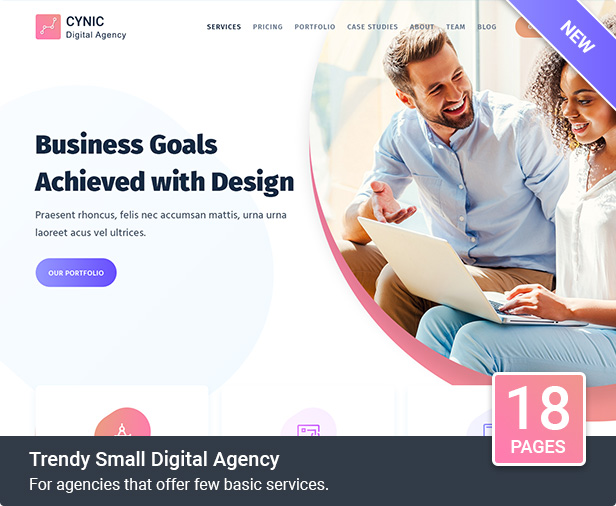 Cynic - Digital Agency Template - 6