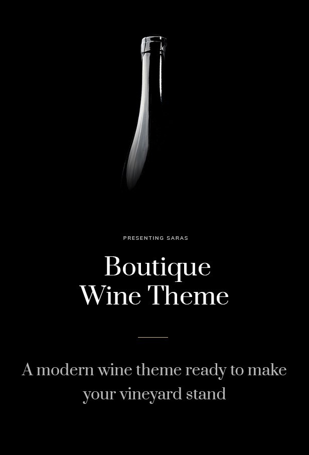 Saras - Wine WordPress Theme