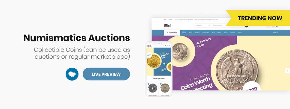 iBid - Tema WooCommerce de leilões de vários fornecedores - 9