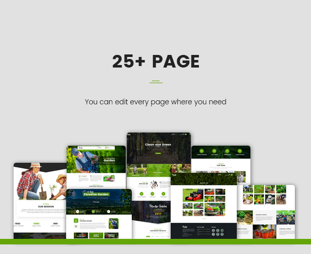 Paradise Garden - Gardening and Landscaping HTML Template