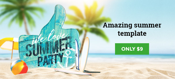 Summer Party Flyer Template