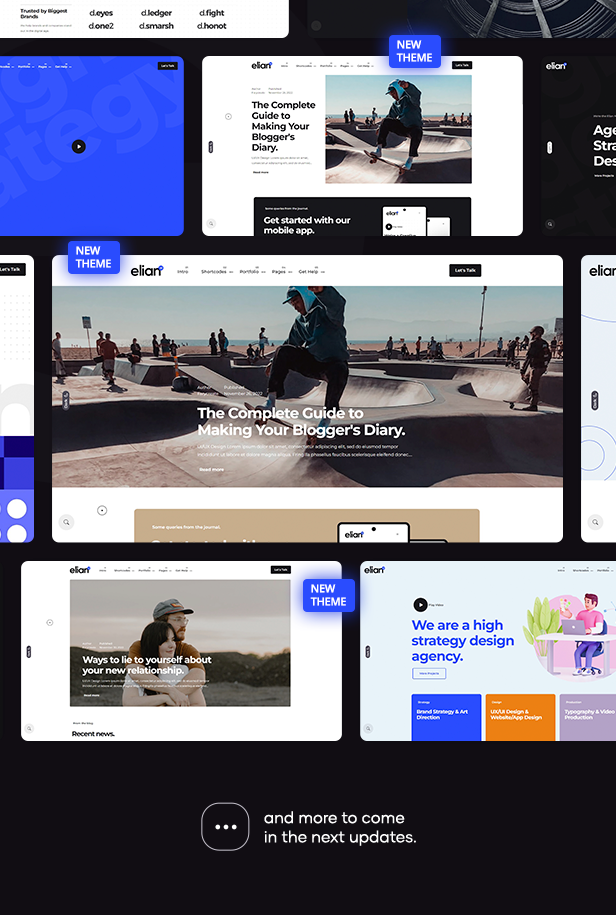 Elian - Creative Portfolio Multipurpose Blogger Theme - 2