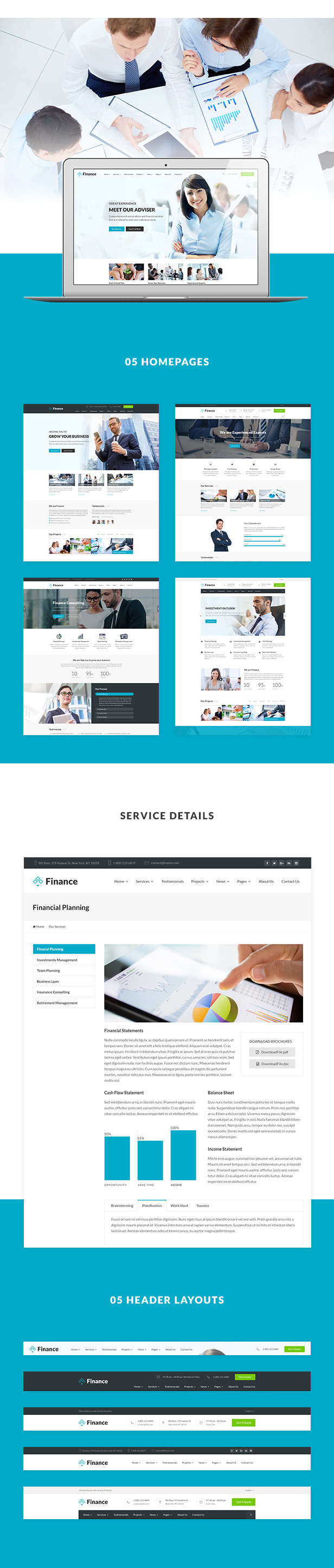Finance - Business & Financial HTML5 Template 