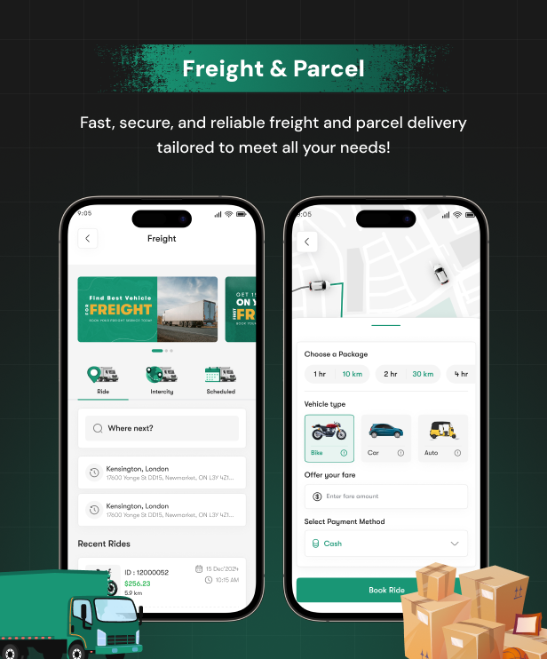 Taxido | Full Solution Taxi Cab Booking with Laravel and React Native