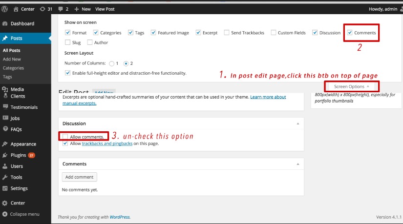 enable-disabel-comment-for-existed-posts