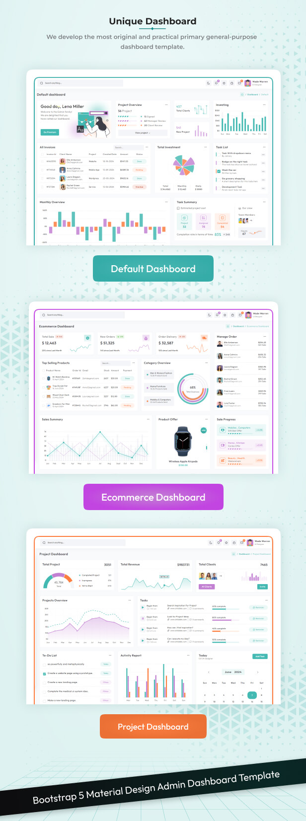 Edmin Admin Dashboard theme