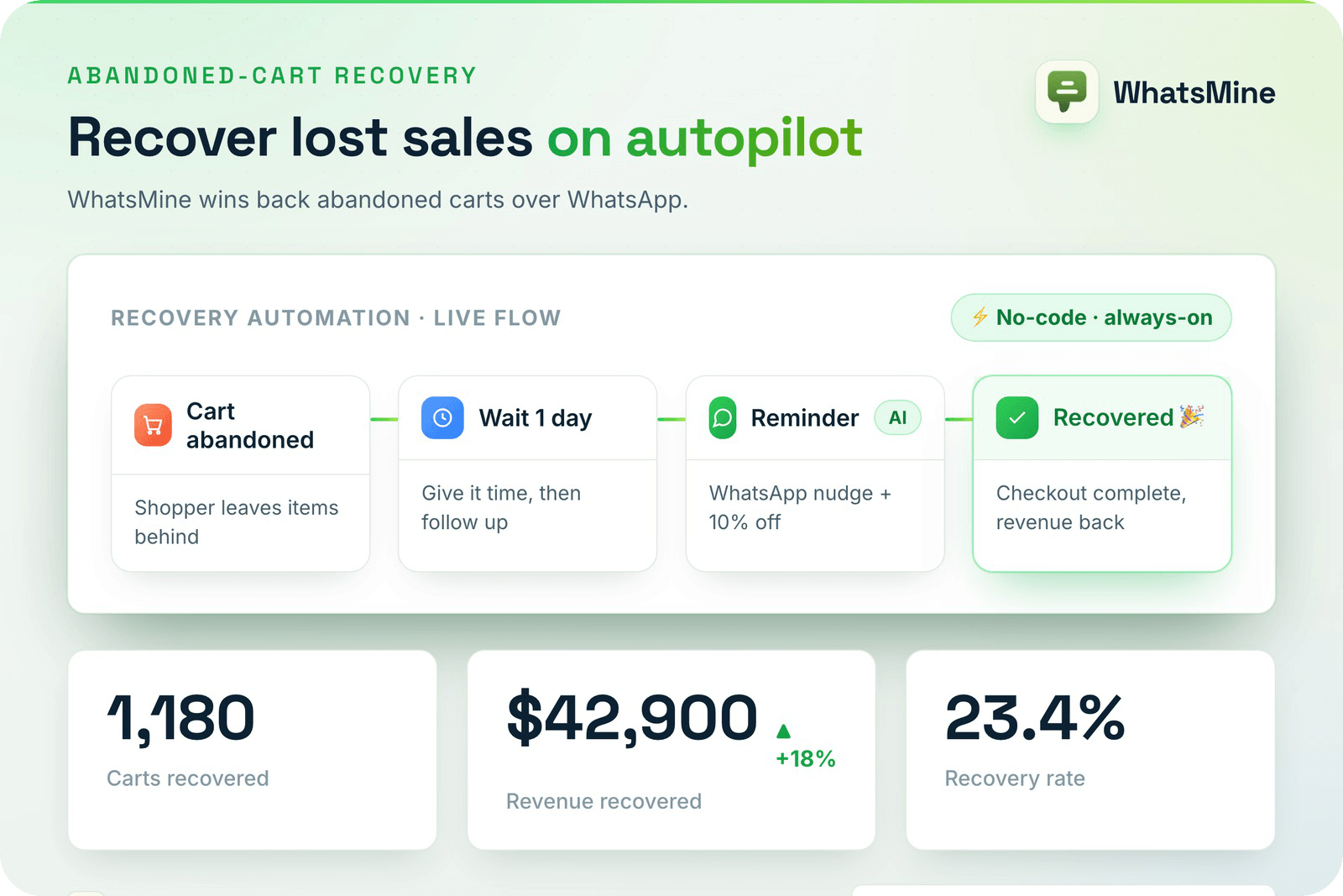 WhatsMine — AI Omnichannel Marketing, Automation & Chatbot SaaS (WhatsApp, Messenger, SMS & Email) - 17