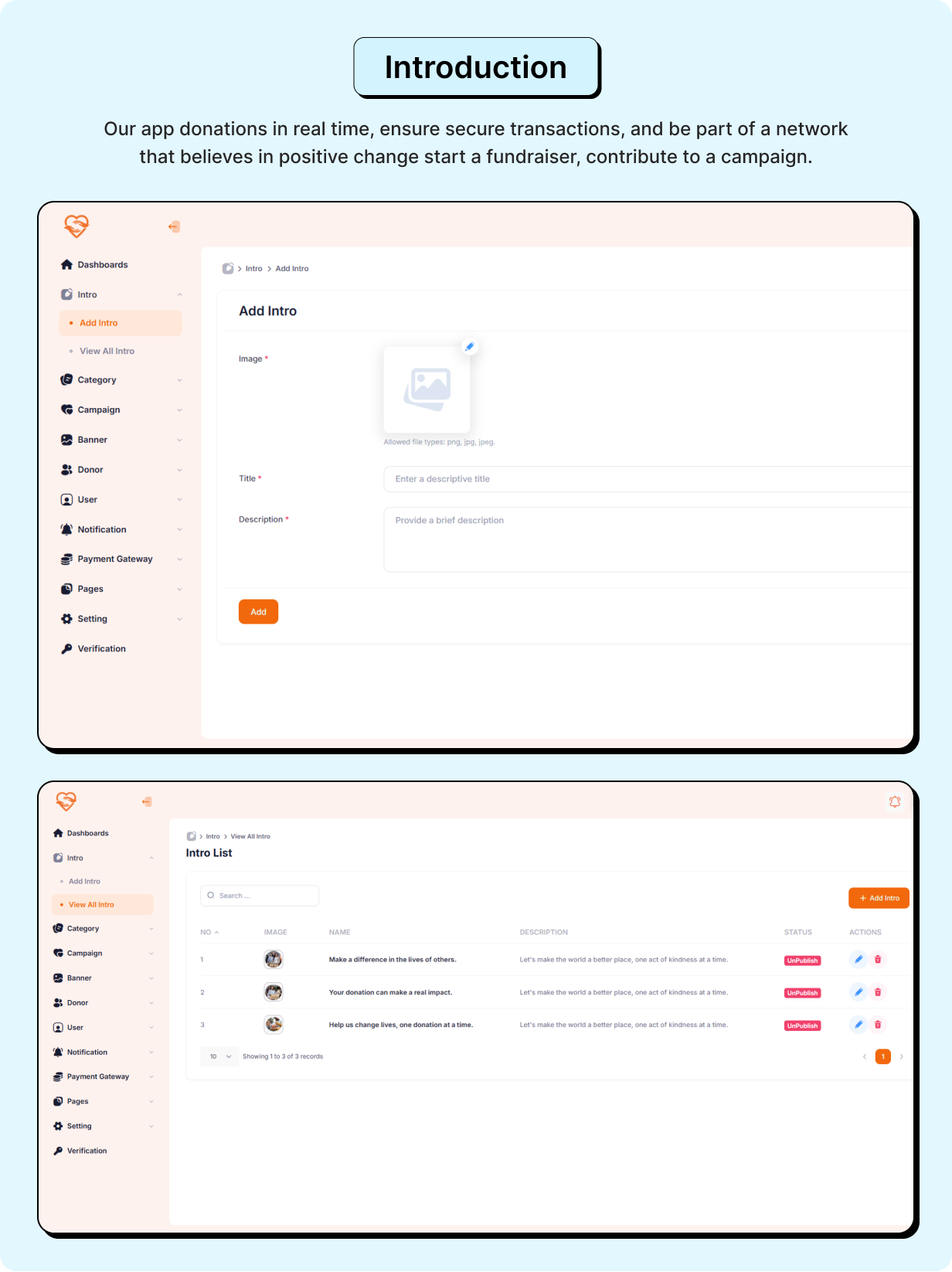 CaringHandsApp: Charity Full App in Flutter with Node,js Backend | SupportStream App - 17
