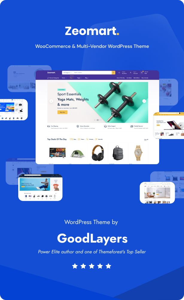 Zeomart - Woocommerce Marketplace WordPress - 1
