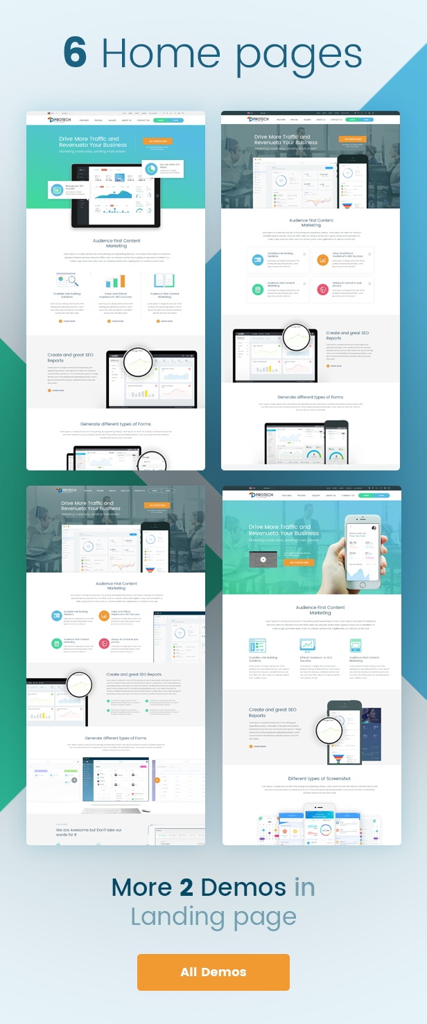 Protech SaaS -  SaaS, Software & WebApp Template - 4