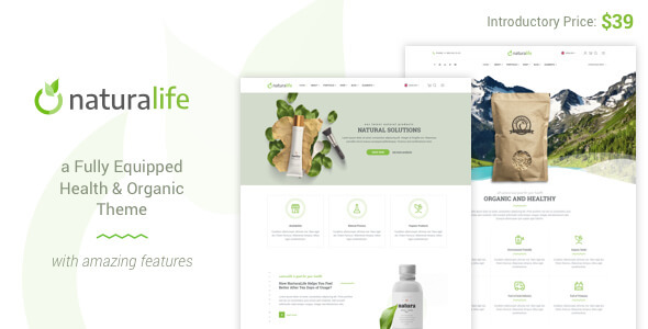 NaturaLife | Health & Organic WordPress Theme - Health & Beauty Retail