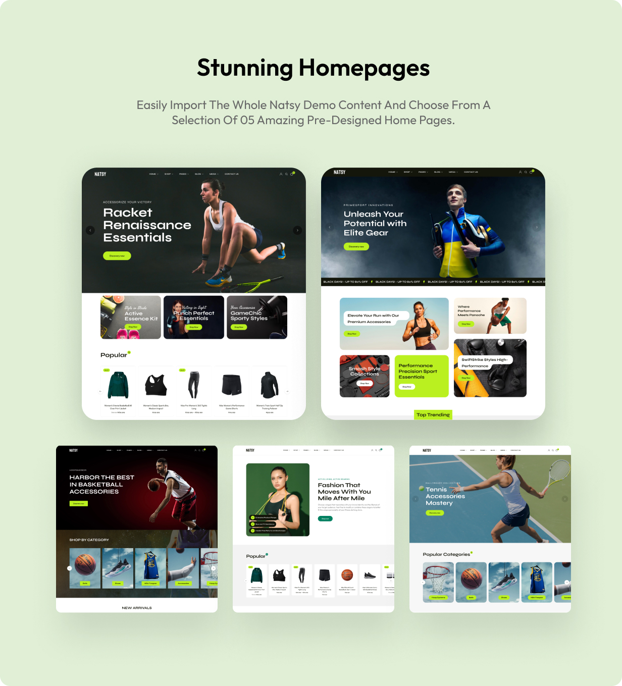 Natsy - Sports Store WooCommerce Theme - 2