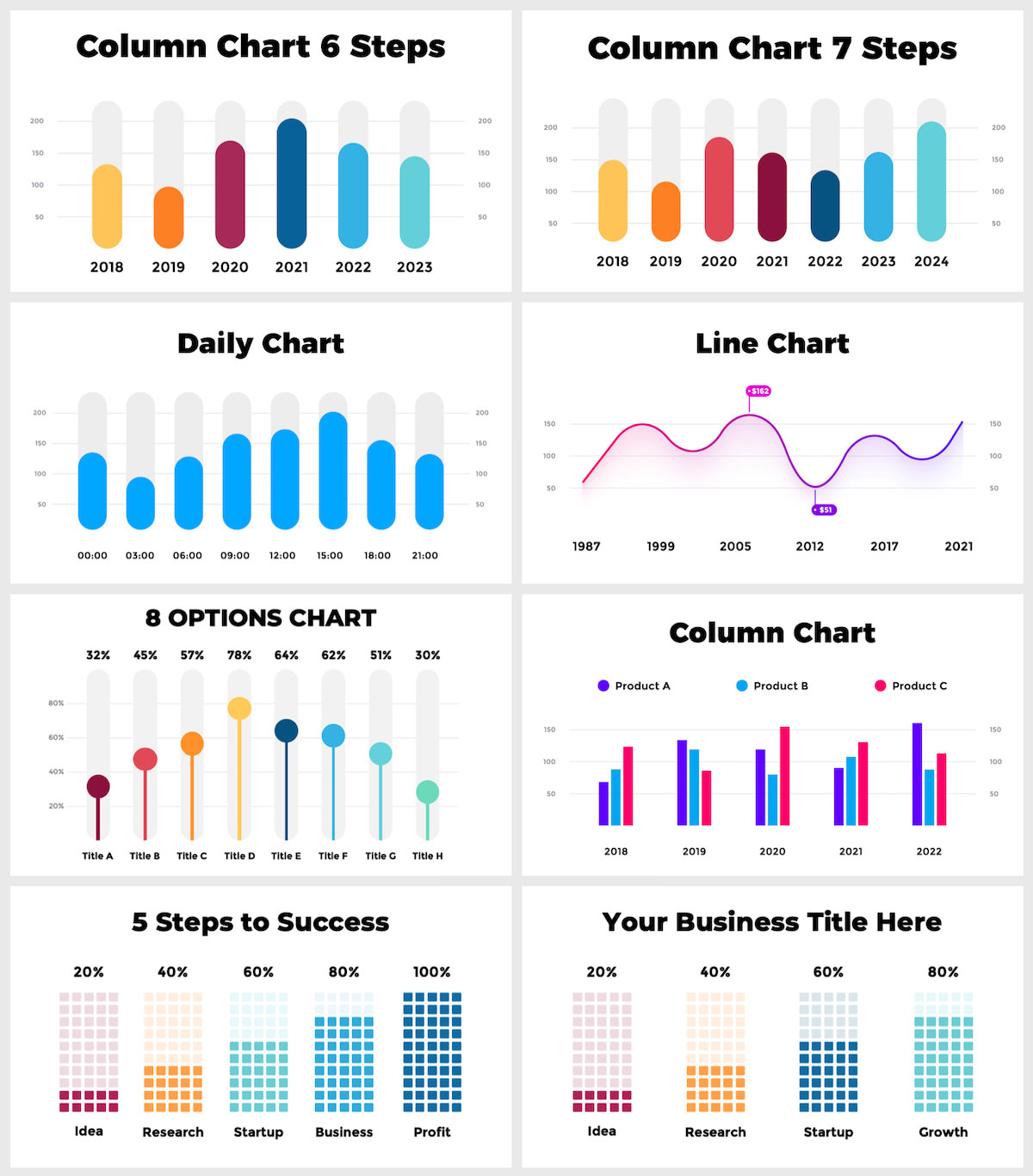 Wowly - 3500 Infographics & Presentation Templates! Updated! PowerPoint Canva Figma Sketch Ai Psd. - 116
