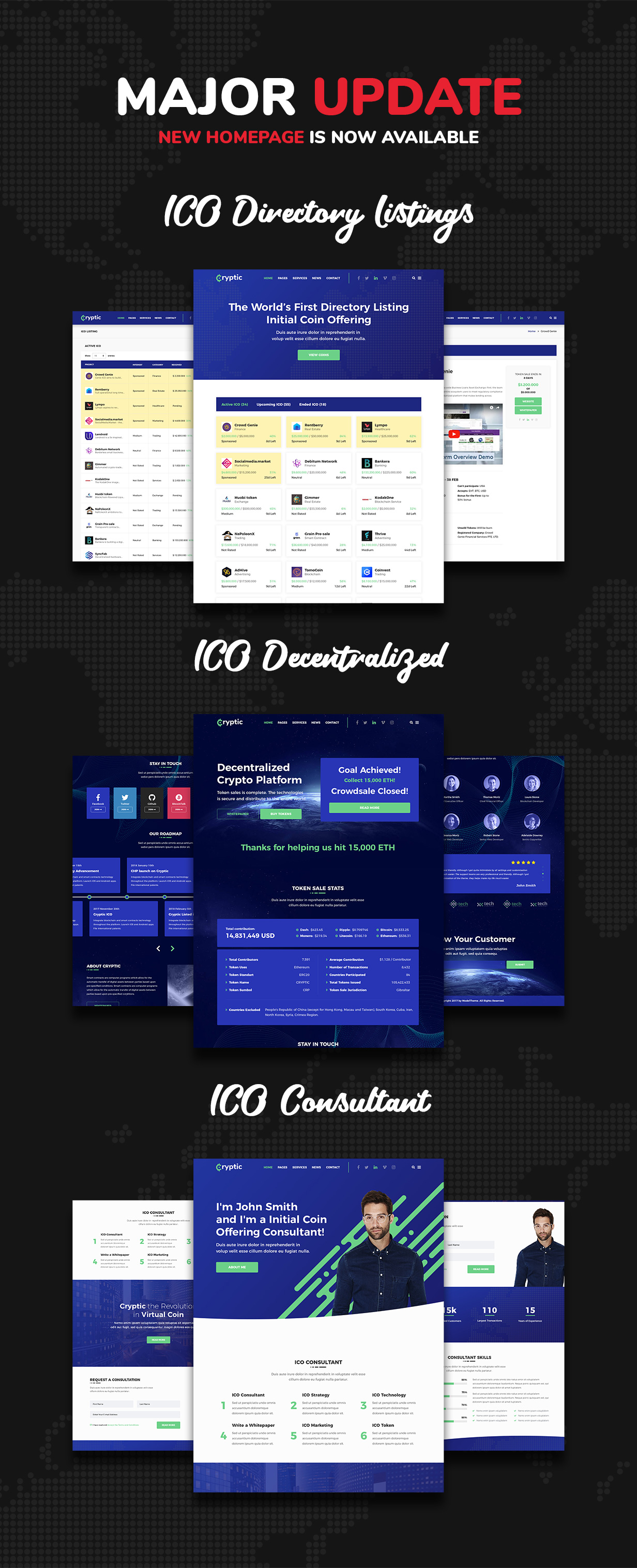 Cryptic - Cryptocurrency & ICO Landing Page HTML Template - 4