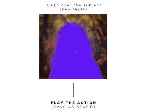 Gif Animated Snow Photoshop Action - 2