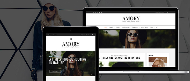 Amory - A Responsive WordPress Blog Theme - 5