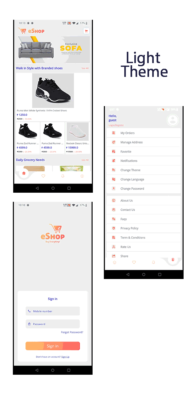 eShop - Flutter E-commerce Full App - 16