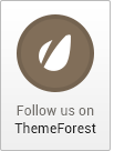 Follow us on ThemeForest