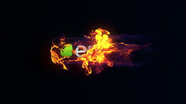 Fire Explosion Logo Reveal - 3