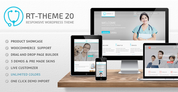 RT-Theme 20 | Medical, Health, Laboratory and Medical Product Catalog Theme - Health & Beauty Retail
