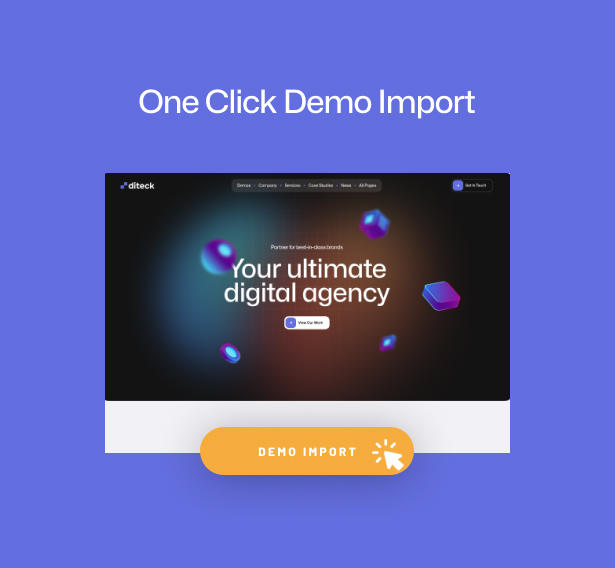 Diteck - Digital Agency WordPress Theme
