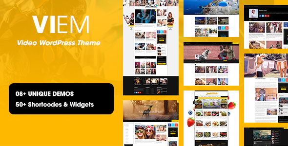 Viem - Video WordPress Theme - Blog / Magazine WordPress