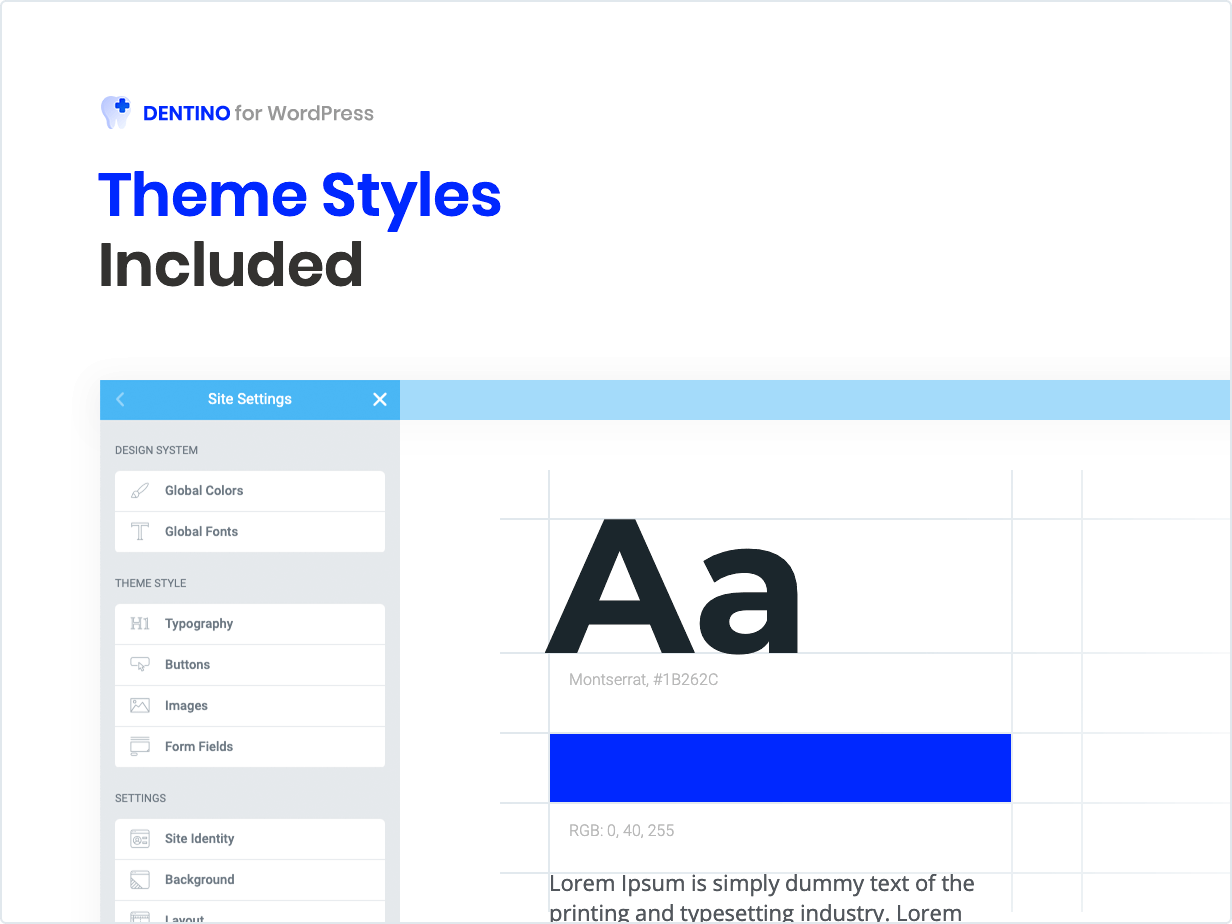 Theme Styles Included