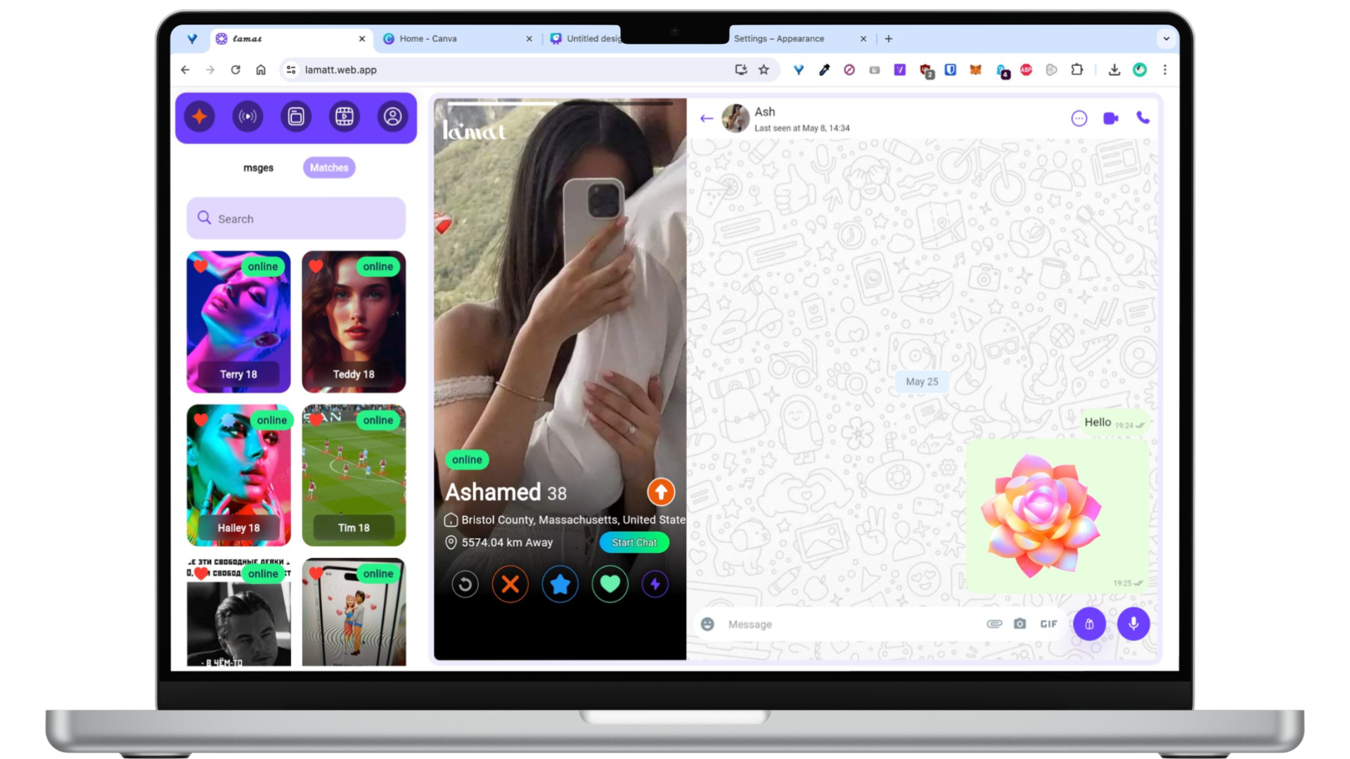 Lamat Ultimate Online Dating Platform, Video Dating, Live Stream