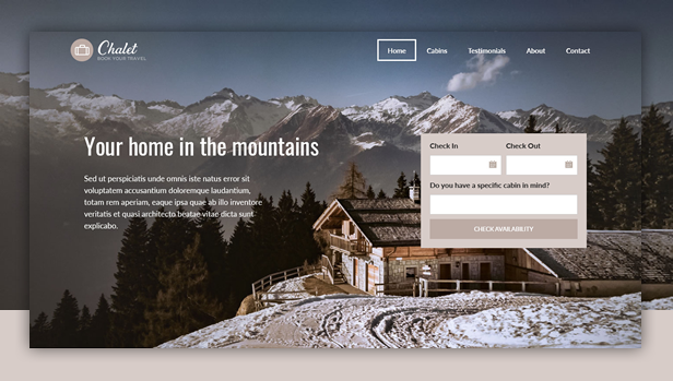 Chalet WordPress Theme