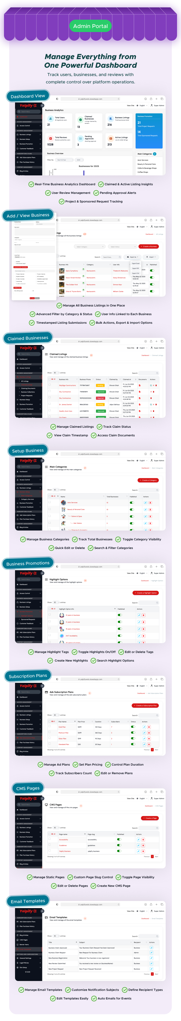 Yelpify – Yelp Clone | The No. 1 Business Listing Flutter app with admin panel and website - 16