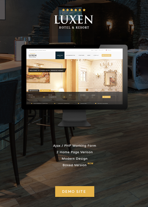 Luxen - Premium Hotel Template - 2