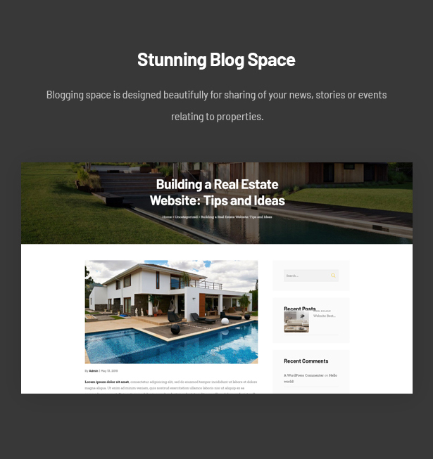 Opalhomes - The Best Modern & Luxury Single Property WordPress Theme