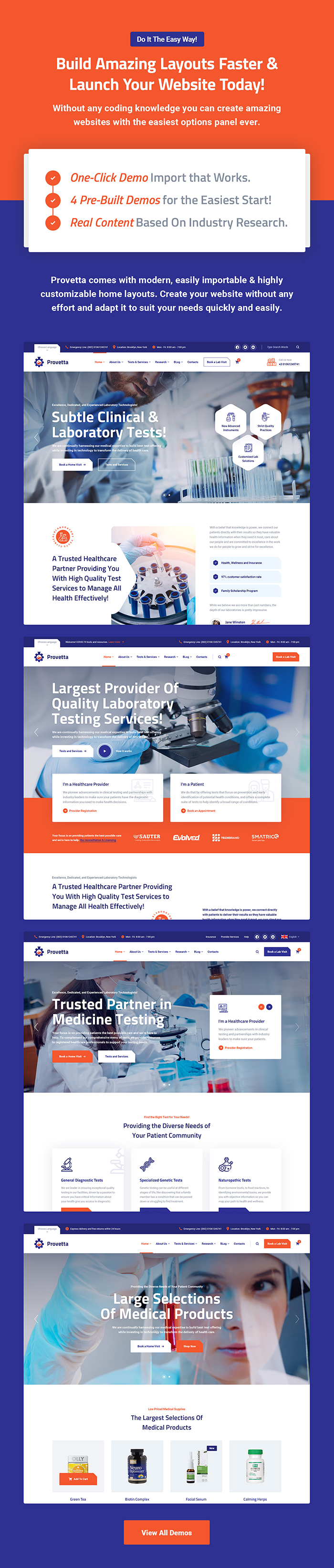 Provetta – Laboratory and Science Research WordPress Theme – 5