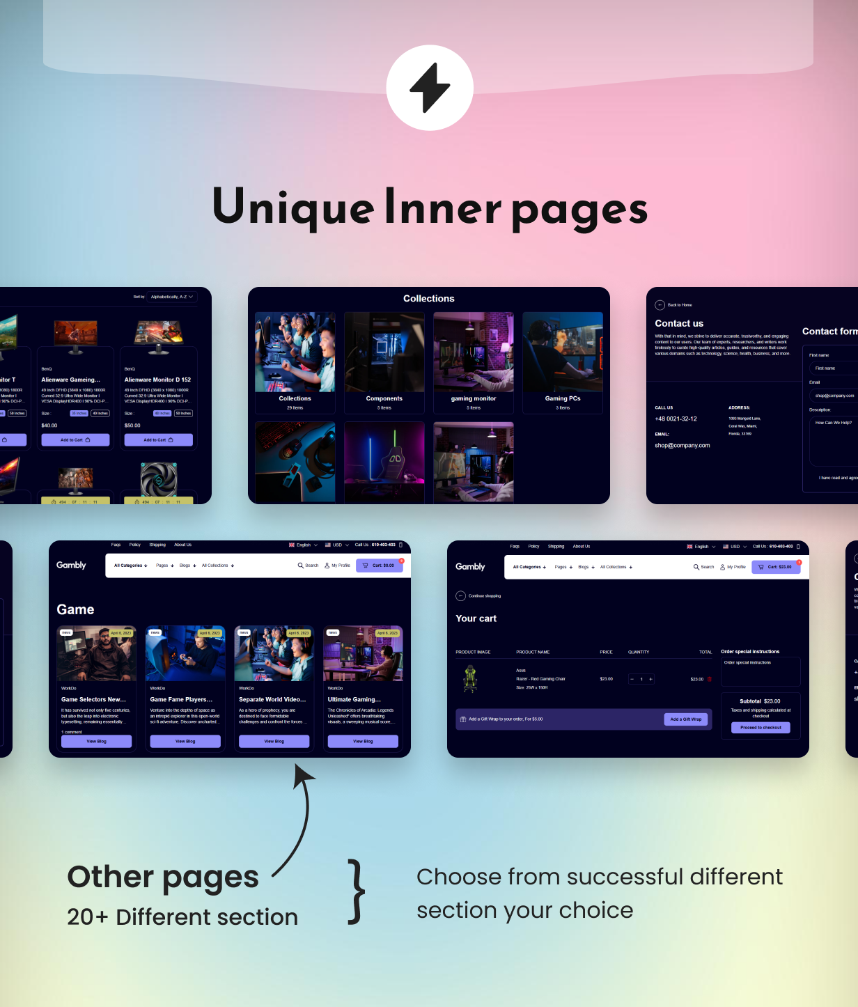 Gambly - Multipurpose Gaming Shopify 2.0 theme - 13