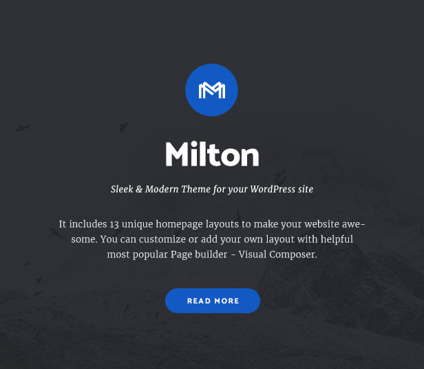 Milton | Multipurpose Creative WordPress Theme - 1